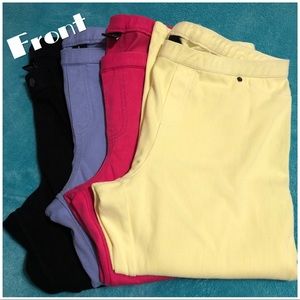 NWOT Hue Capri Leggings Size Large Lot of 4